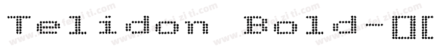 Telidon Bold字体转换